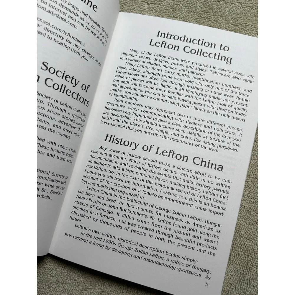 Lefton China Price Guide Identification & Values Book Collections